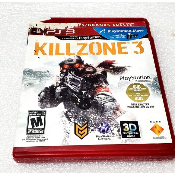 Killzone 3 PS3 Game Preowned No Manual Tested PlayStation 3 Shooter Sony - Picture 1 of 12